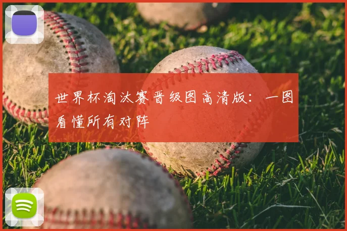 世界杯淘汰赛晋级图高清版：一图看懂所有对阵